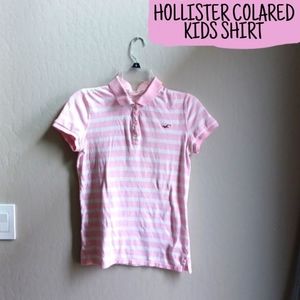 HOLLISTER KIDS PINK POLO